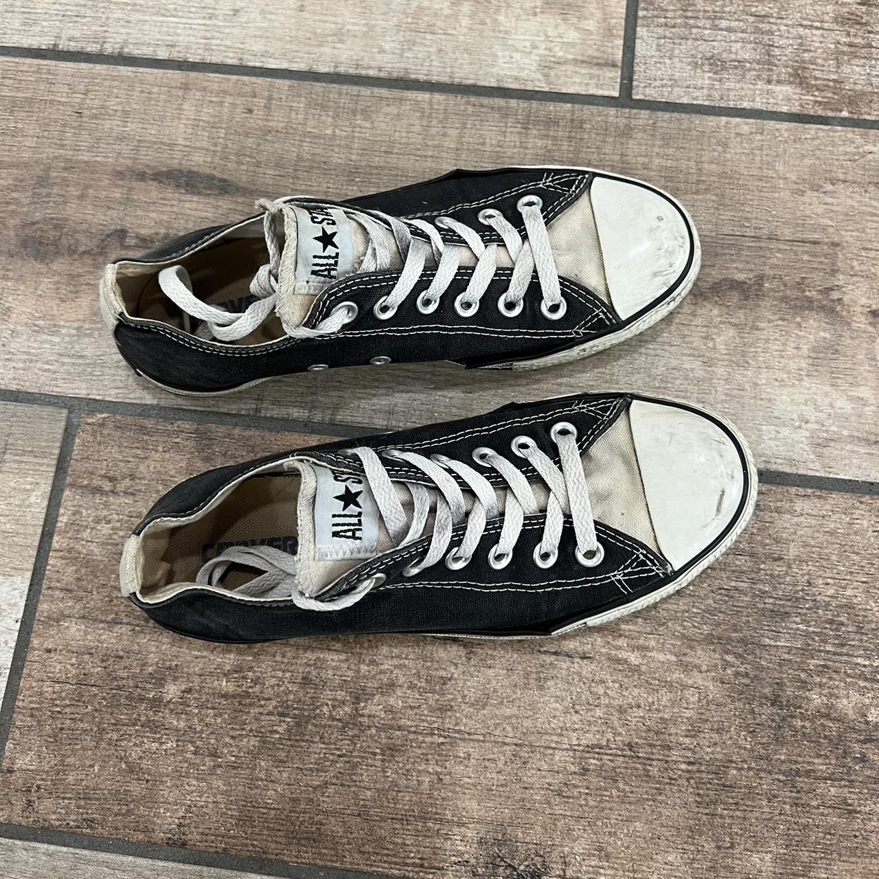 black and white converse size 5