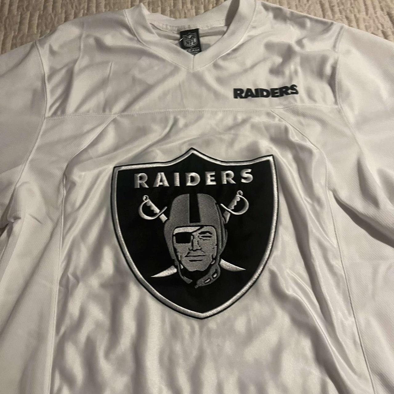 NFL Las Vegas Raiders men's oversized jersey - Depop