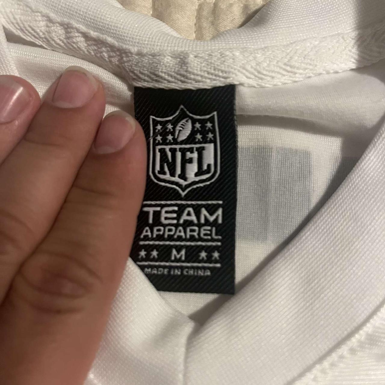 NFL Team Apparel Raiders t-shirt with big logo. - Depop