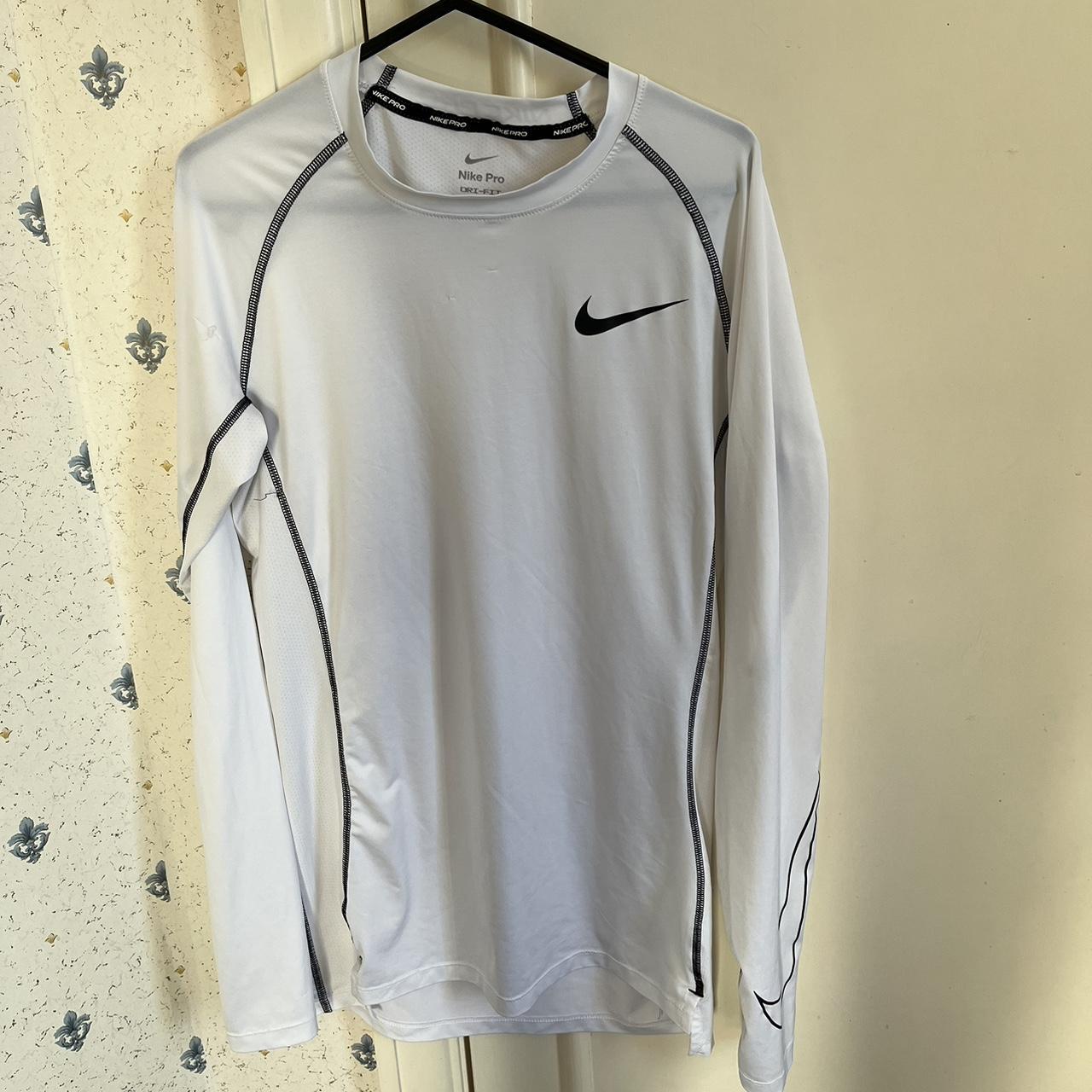 Nike white thermal top hotsell