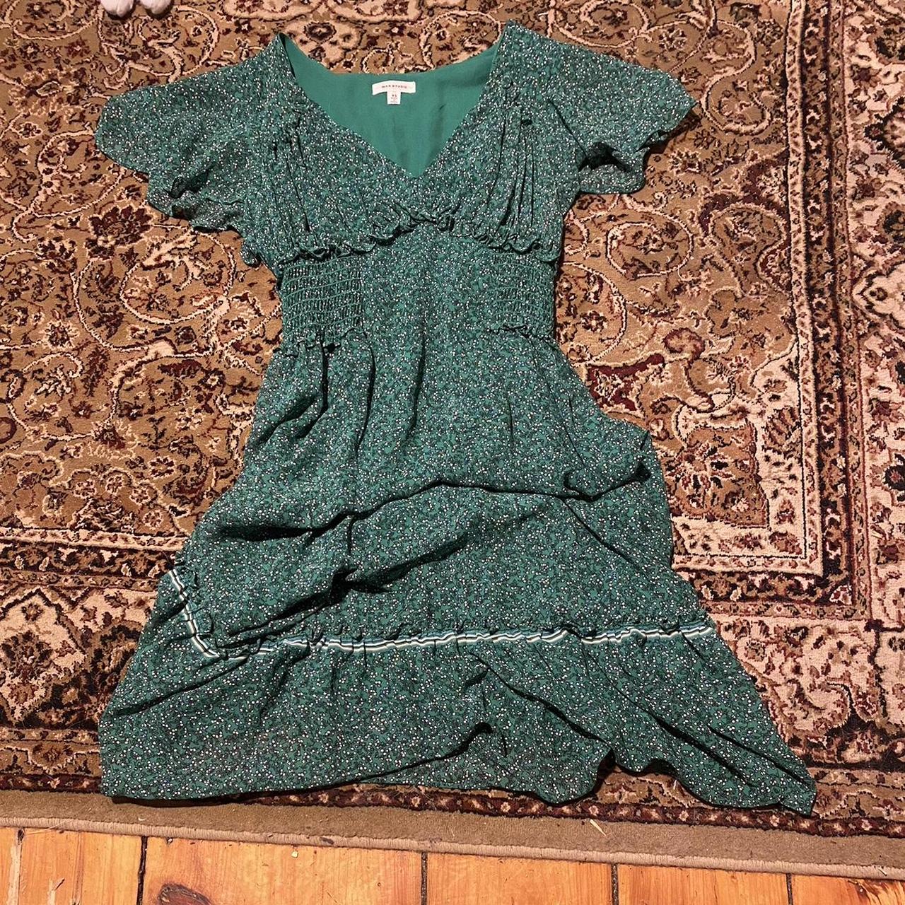 Max studio cheap green dress