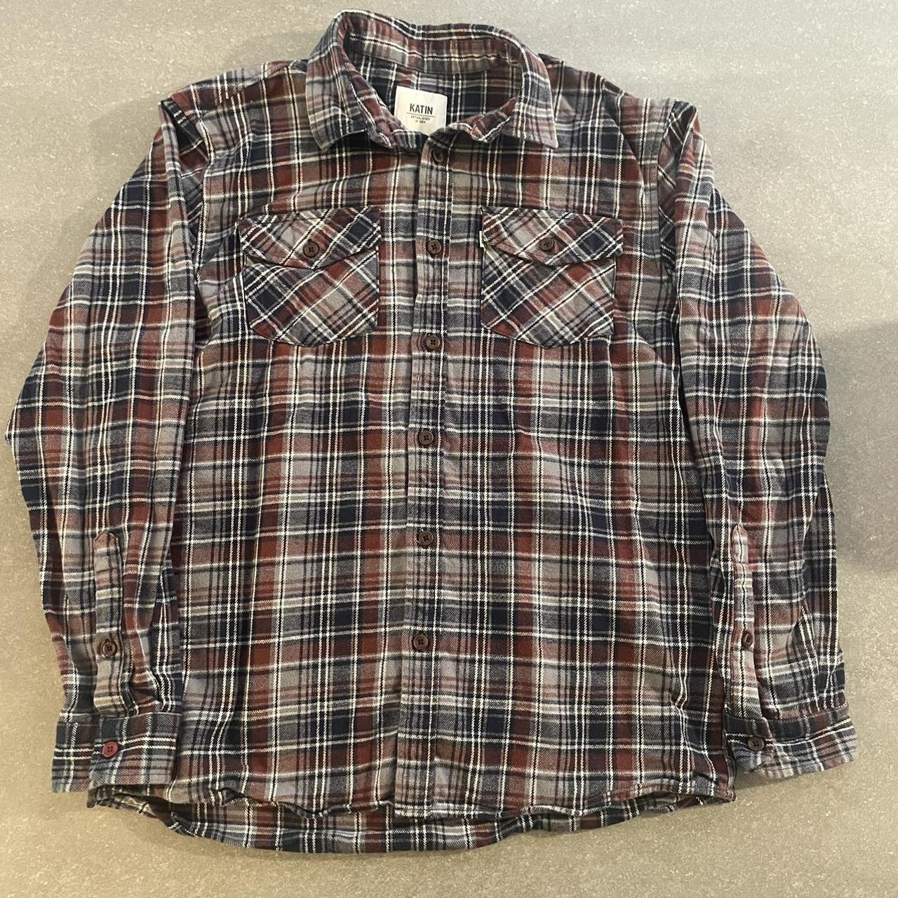 KATIN Flannel Practically new and maybe wore it... - Depop