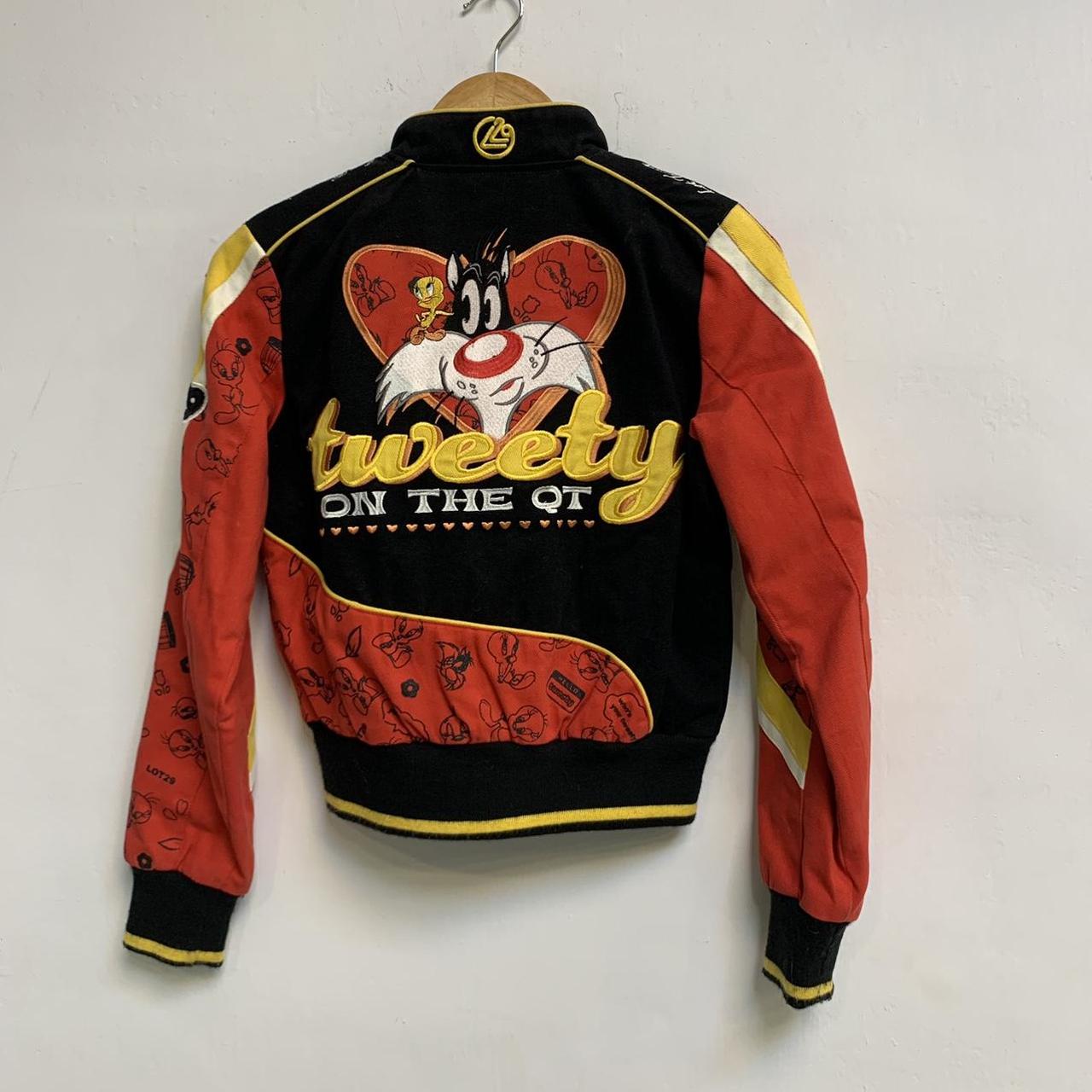 Looney Tunes Tweety Bird Embroidered Racing Lot 29... - Depop