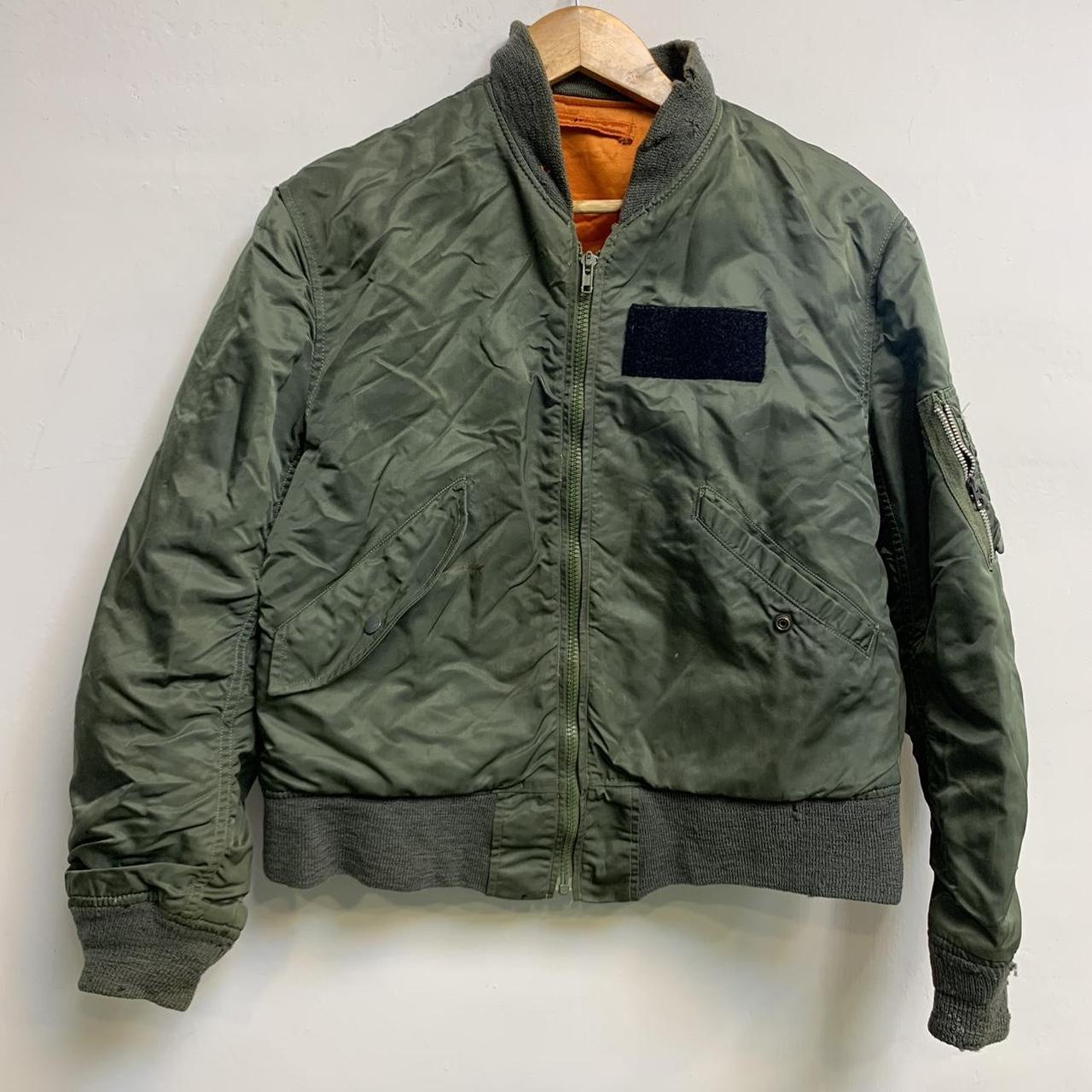 70s Air Force Army Flight Jacket Vintage Usaf... - Depop