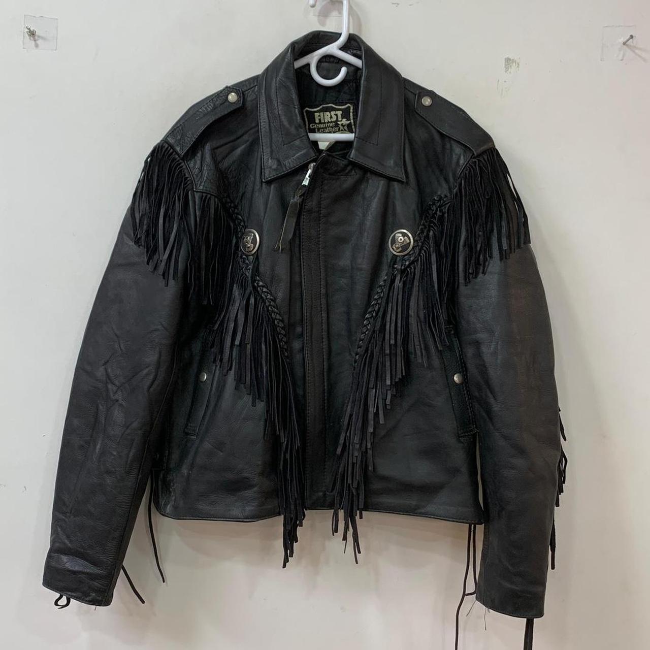 First genuine online leather jacket