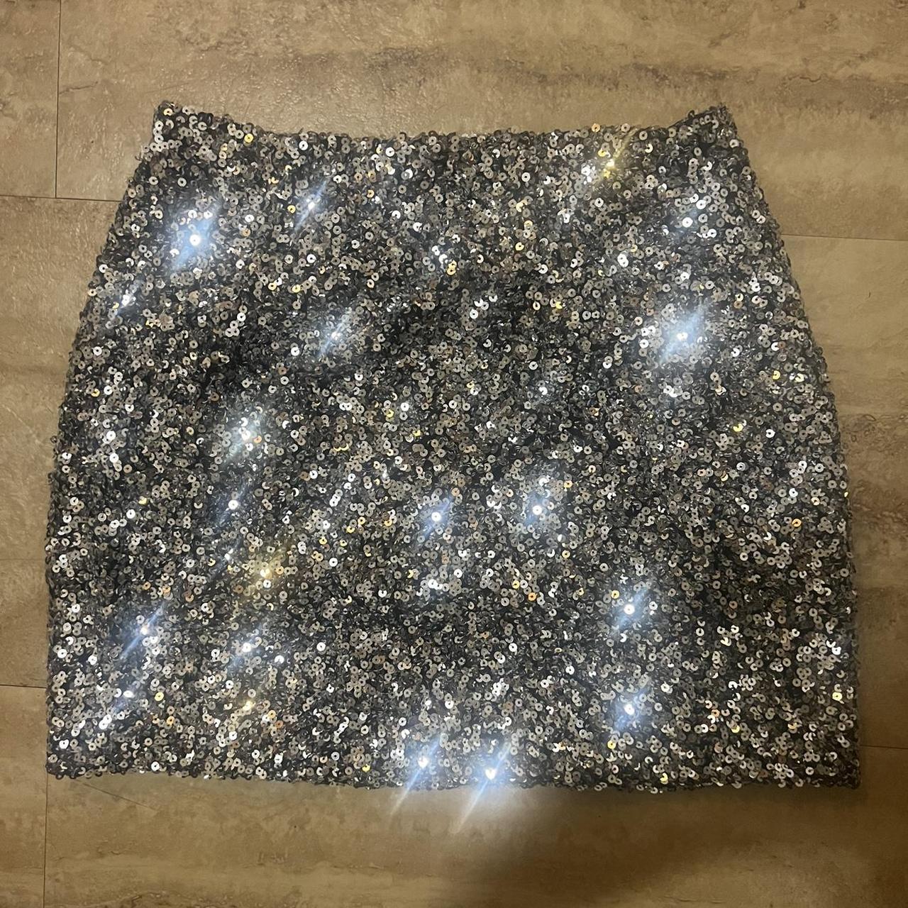 Jack wills 2025 silver sequin skirt