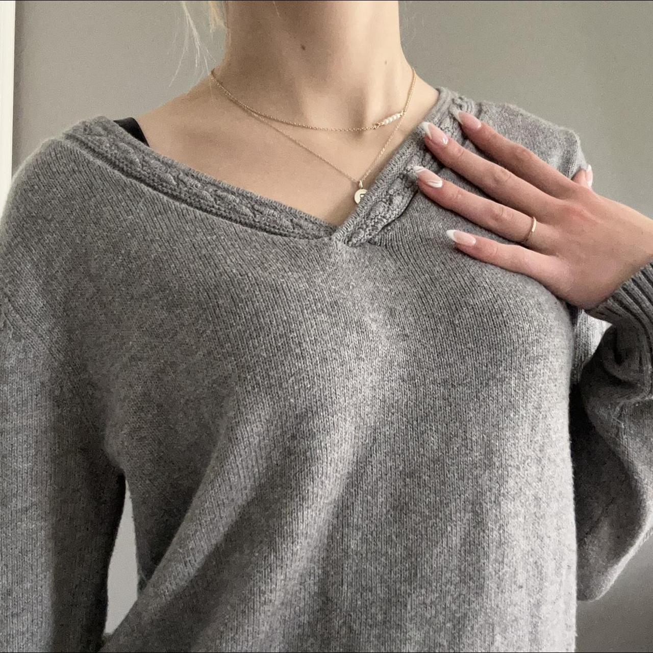 Light Grey Sweater #greysweater #rorygilmore... - Depop