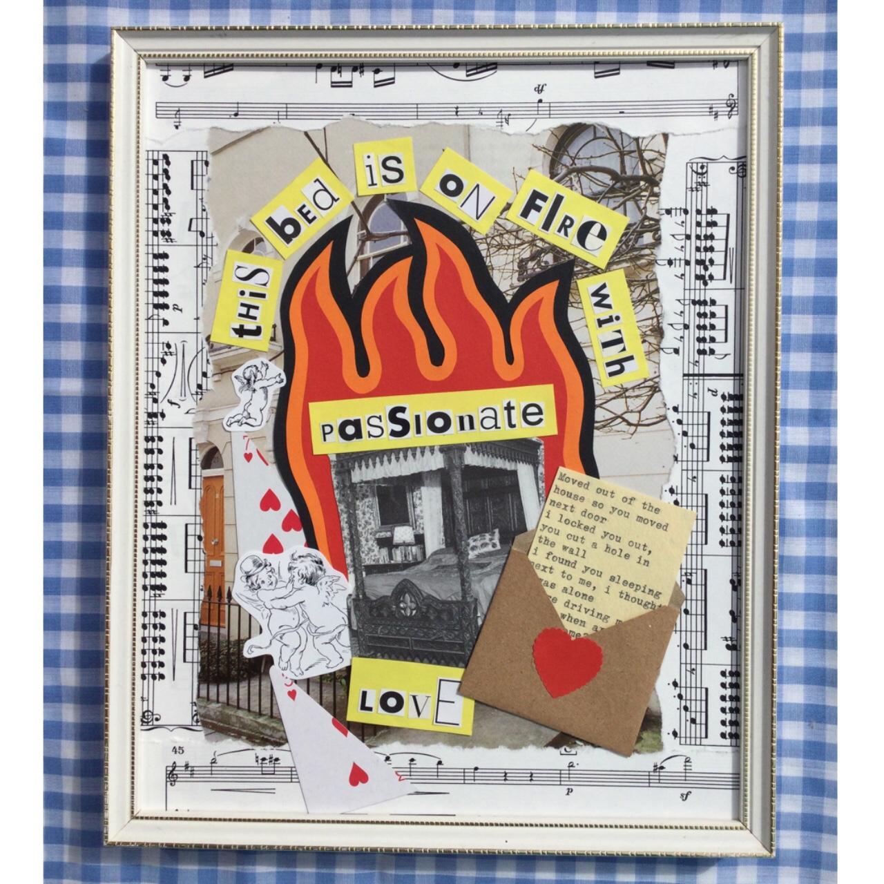 Laid by James collage art piece 🎵This bed is on... Depop