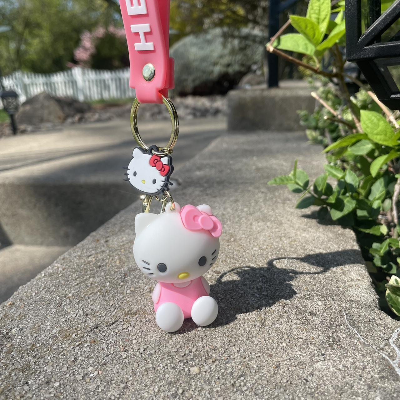 TWO LIPGLOSS BUNDLE KEYCHAIN HELLO KITTY KEYCHAIN - Depop