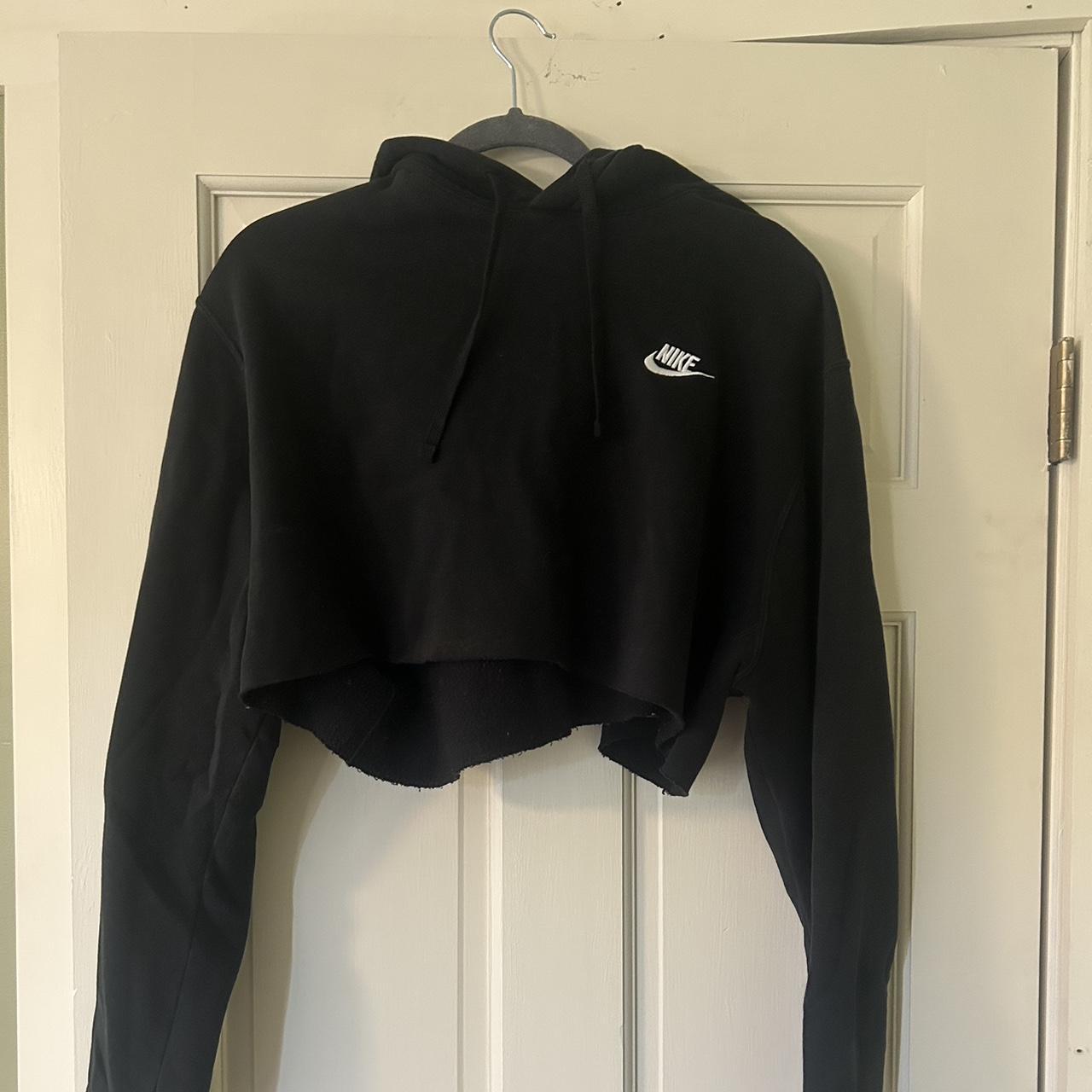 jd sports nike cropped hoodie