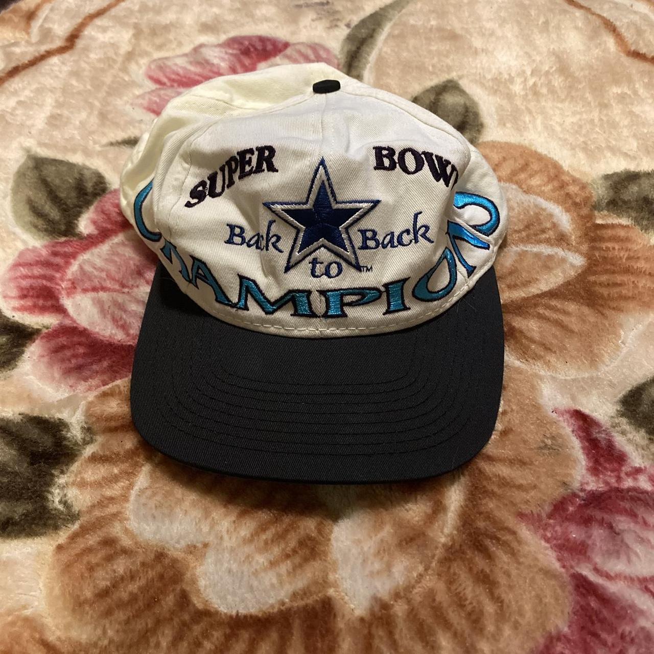 NFL Men's Cream and Blue Hat | Depop