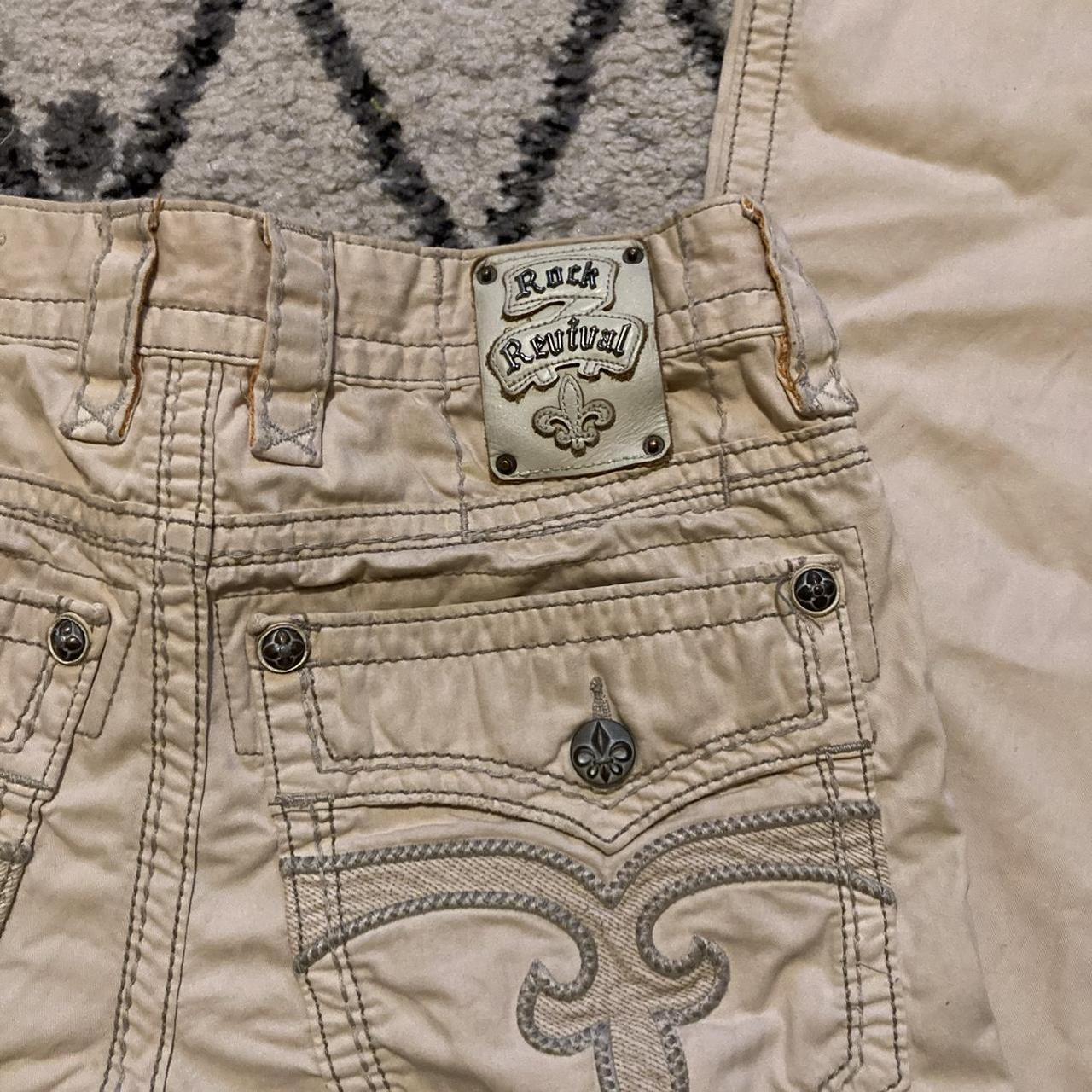 Y2K 00s Rock Revival Pants - Nice pocket design -... - Depop