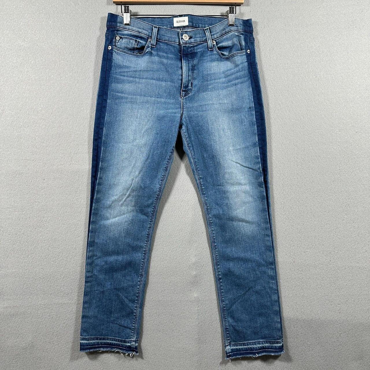 Hudson raw clearance hem jeans