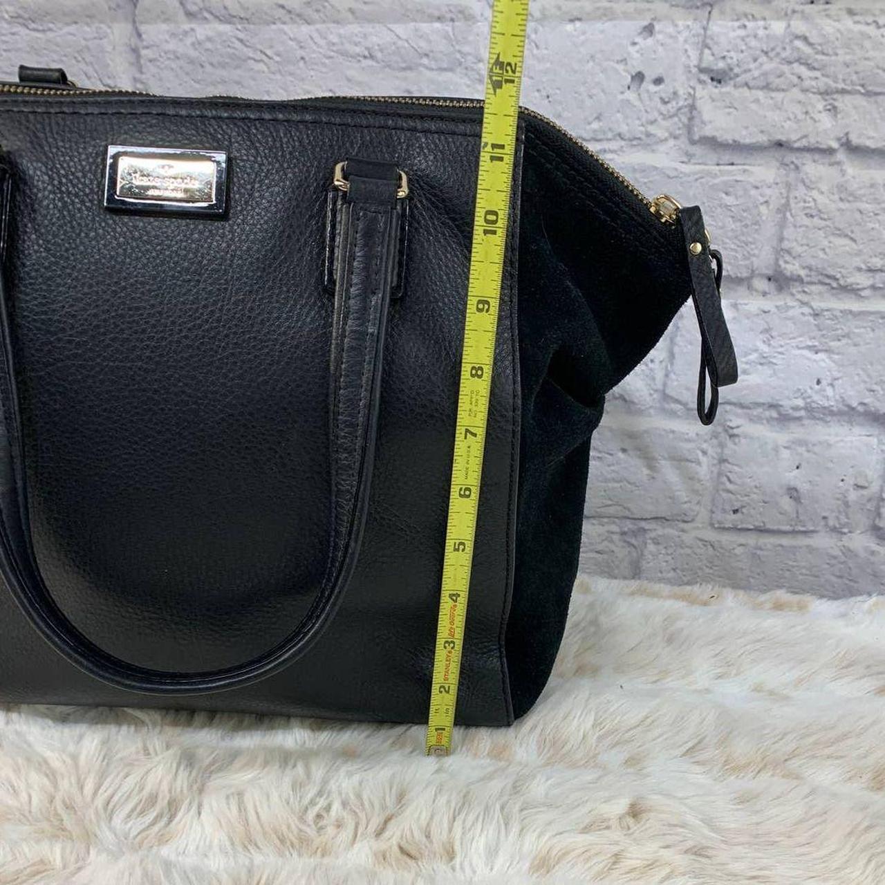 Kate Spade store Magnolia Park Ollie XL Black Pebbled Leather Shoulder Bag