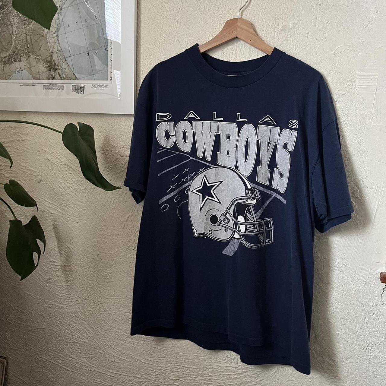 Retro Styled Dallas Cowboys T-Shirt Size: - Depop