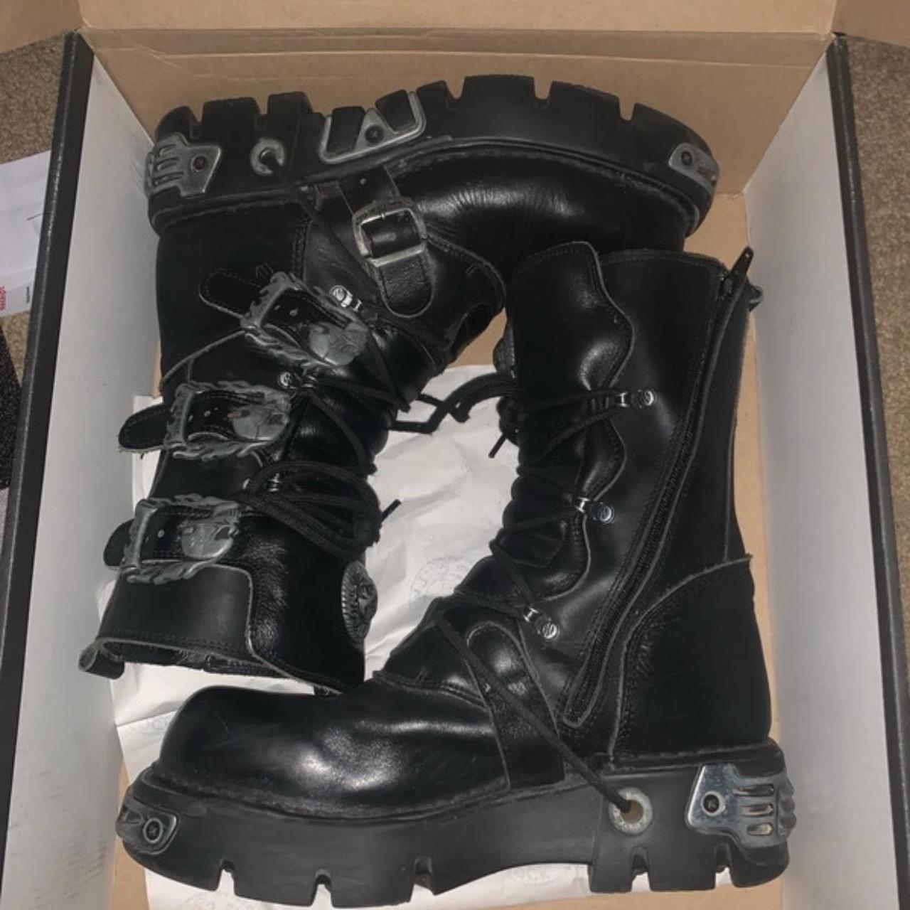 New rock boots worn once m-391-s1 - Depop