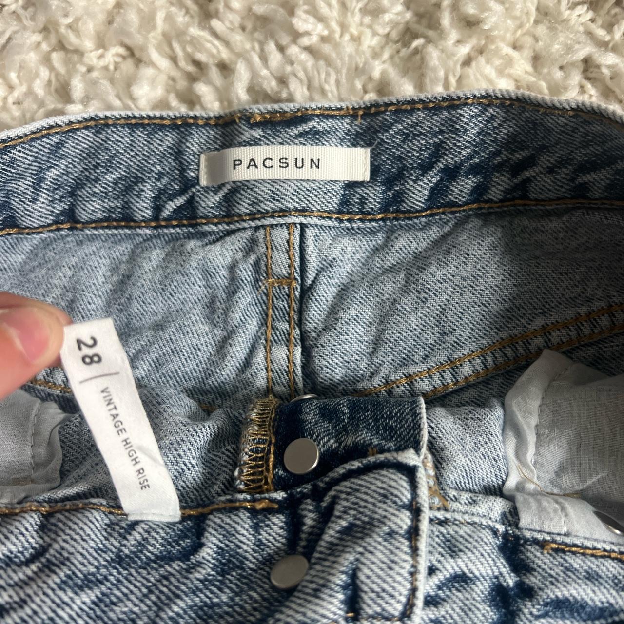 PACSUN JEAN SHORTS💙🦋High rise, size 28. never worn,... - Depop