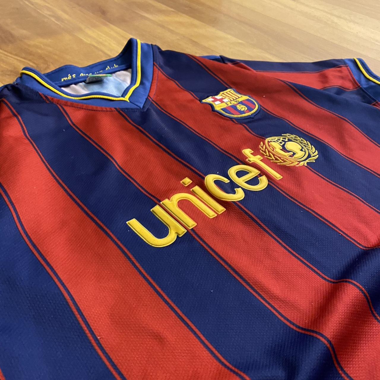 barcelona jerseys over the years