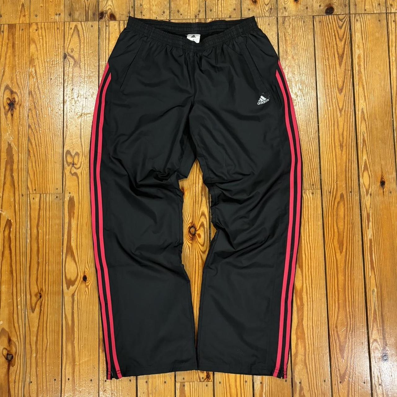 Vintage 2000s Adidas Spray Track Pants Super Sick - Depop