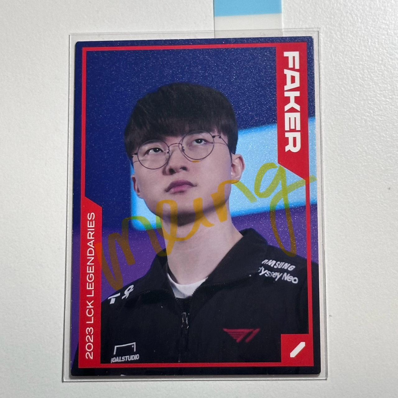T1 Faker 2023 LCK Legendaries trading photocard | Depop