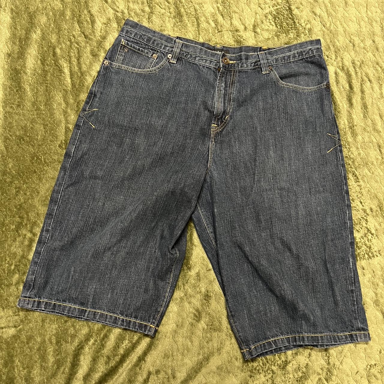 Vintage Sean John jorts Nice baggy fit Cool decal... - Depop