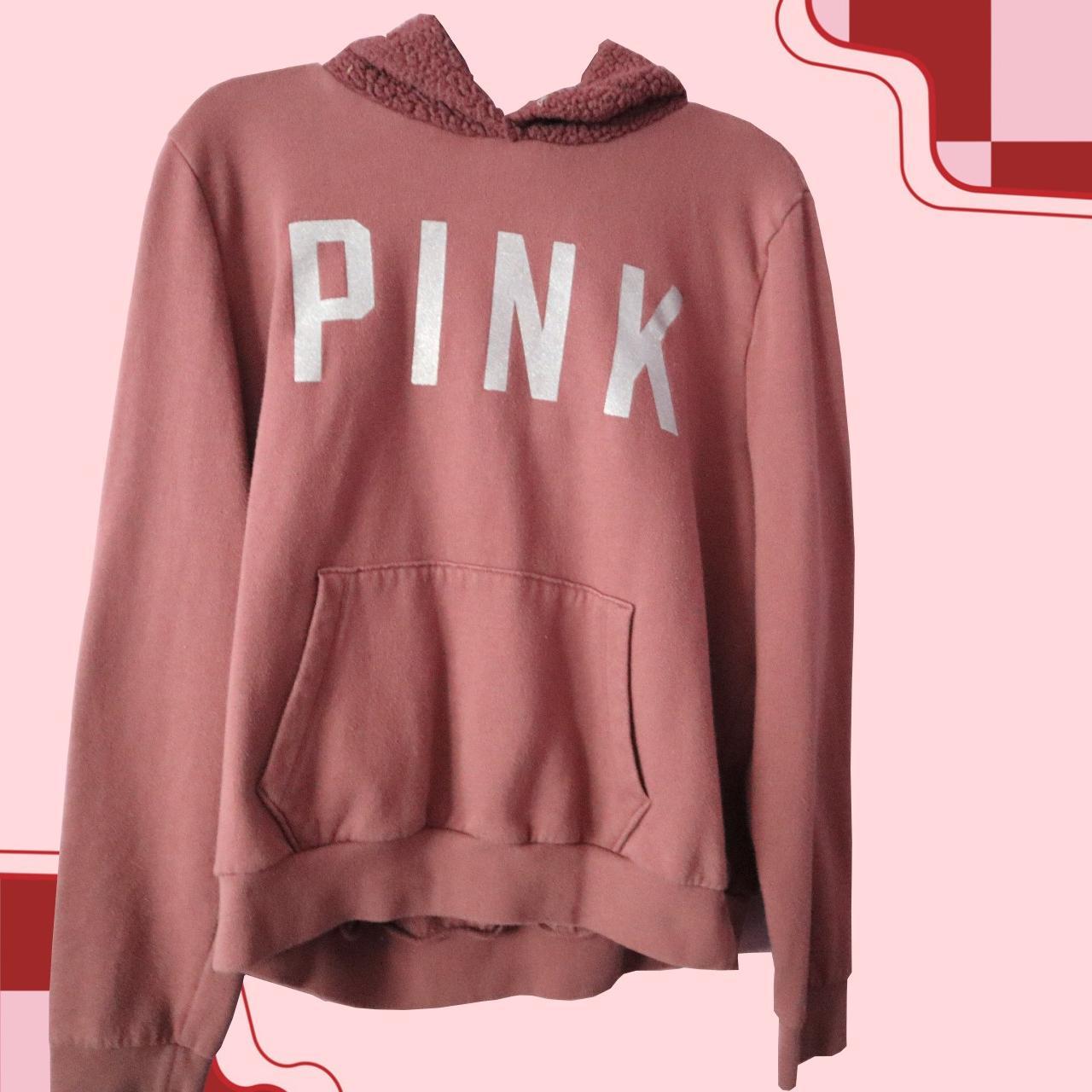 Pink victoria secret burgundy cheap sweater