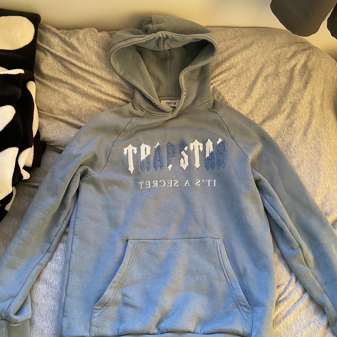 Baby blue trapstar discount hoodie