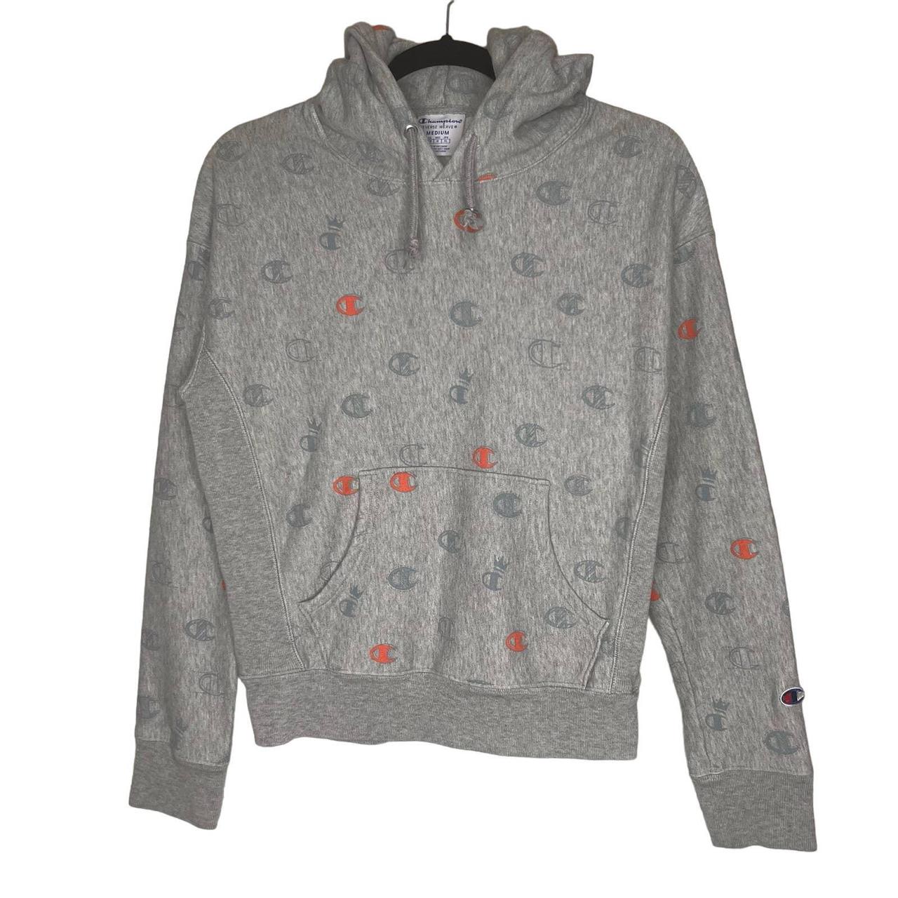 Champion all over print sales hoodie women's