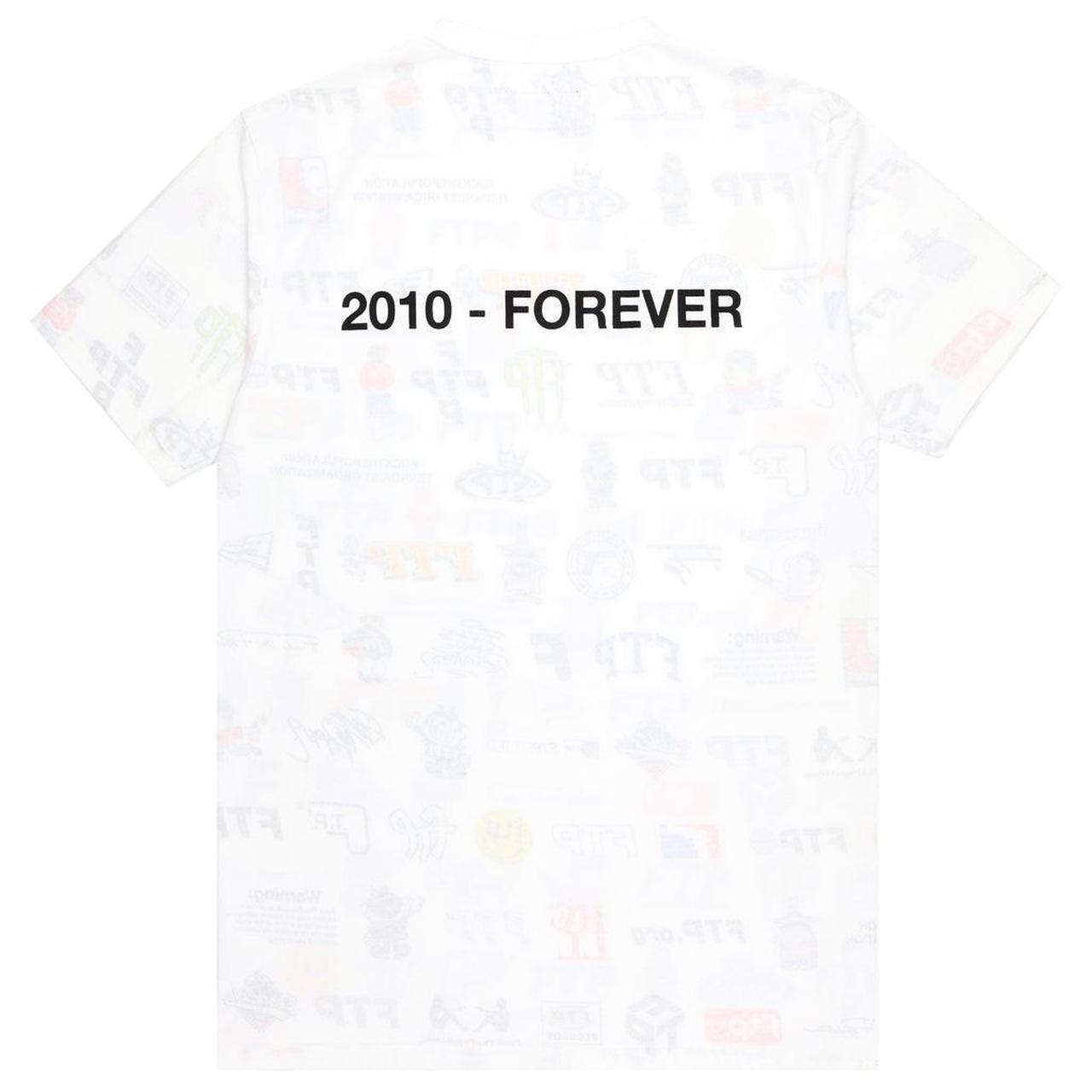 FTP 13 Year Anniversary Tee (White, L) Reversible, | Depop