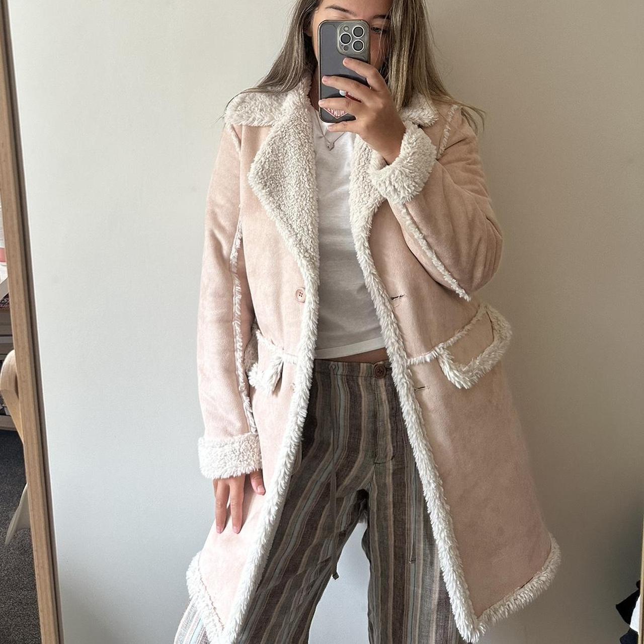 Hooded Coat Pink Coatigan M&s ?Moving!!! Everything Must Go