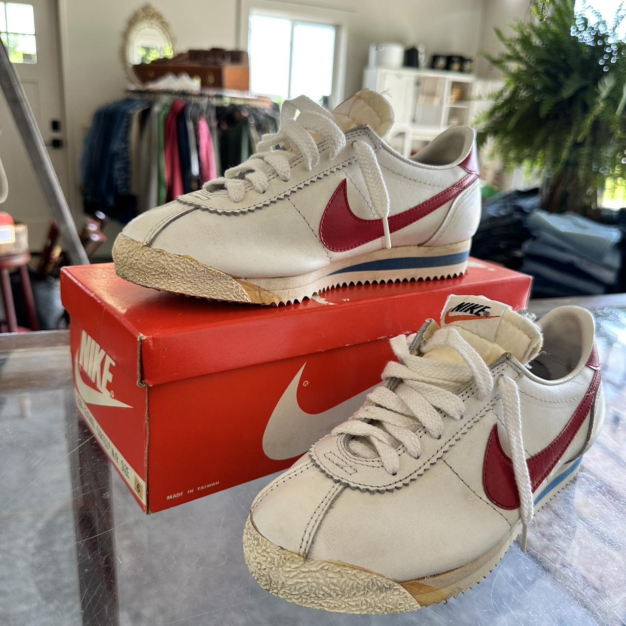 80's vintage NIKE Leather Cortez 1980年代 ヴィンテージ Nike 空靴箱