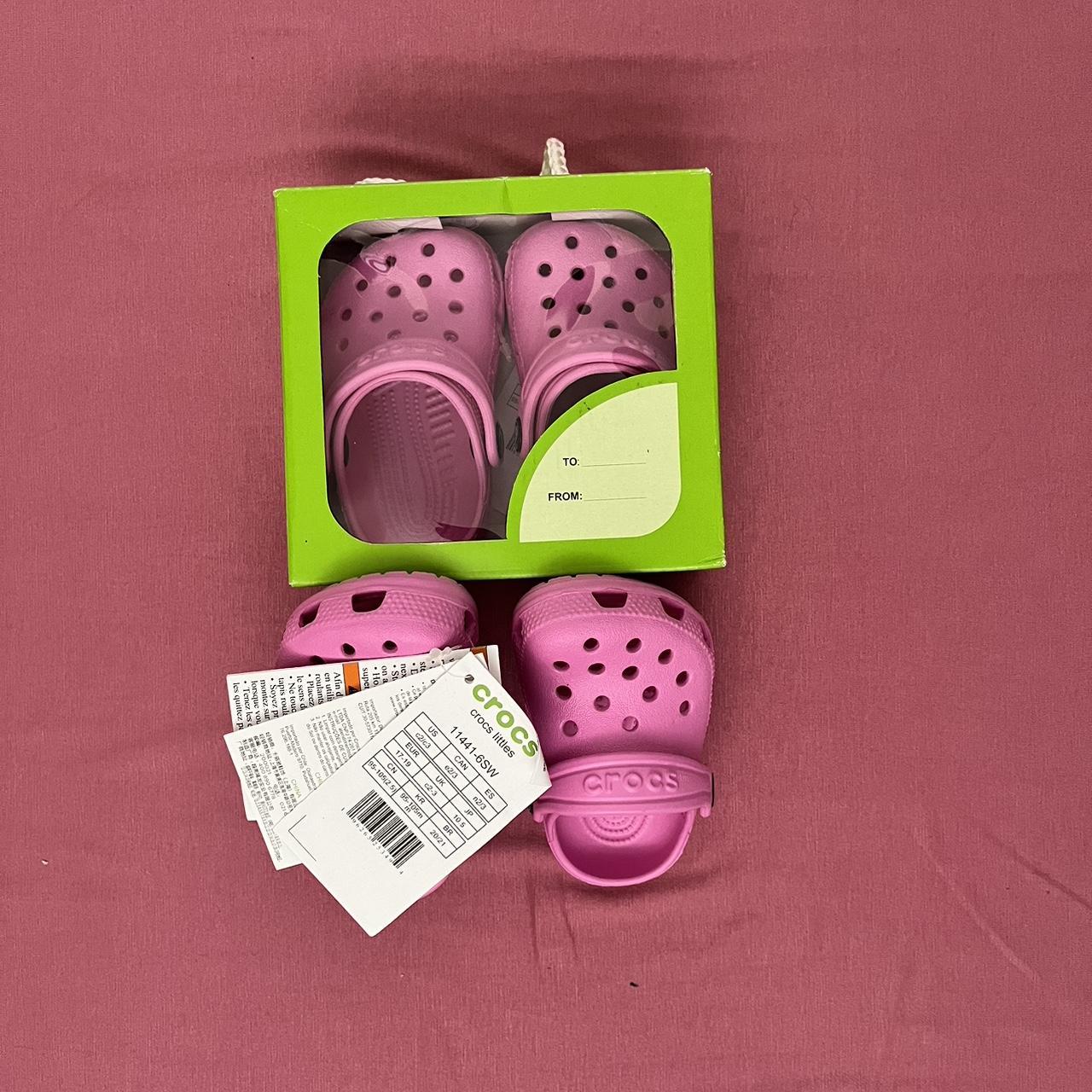 Pink Crocs for Babies: Two available, perfect