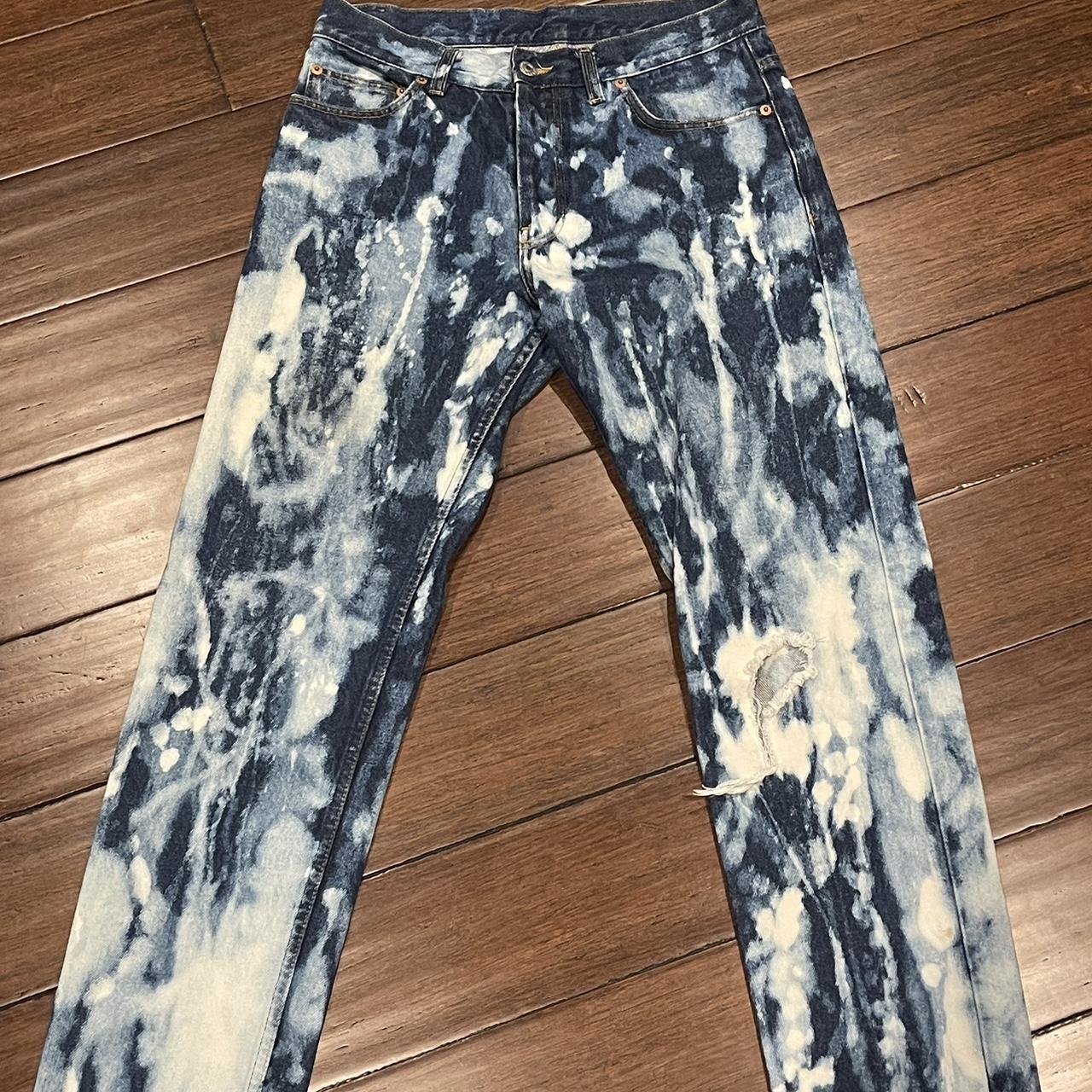 Helmut Lang Blue Skinny Jean I bought these on - Depop