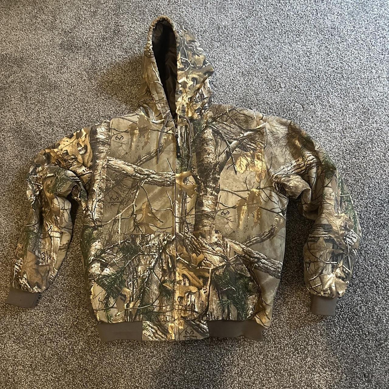 Game Winner Real Tree Camo hoodie jacket Size medium - Depop