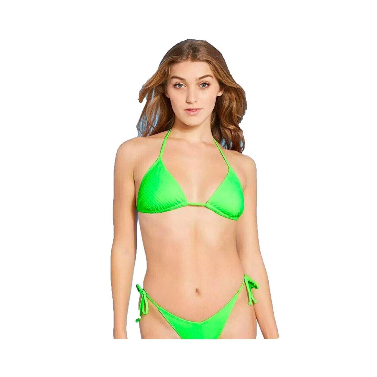 Xhilaration Women's Green Bikinisandtankinisets Depop