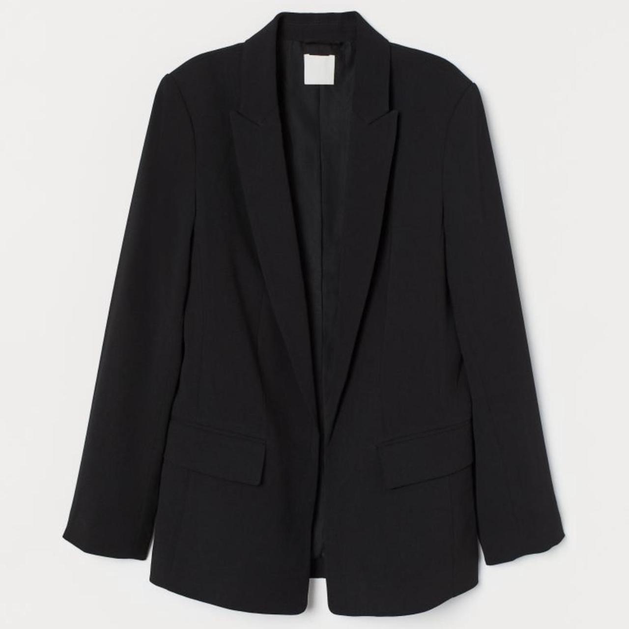 H&M Long Blazer Black new but missing tags Depop