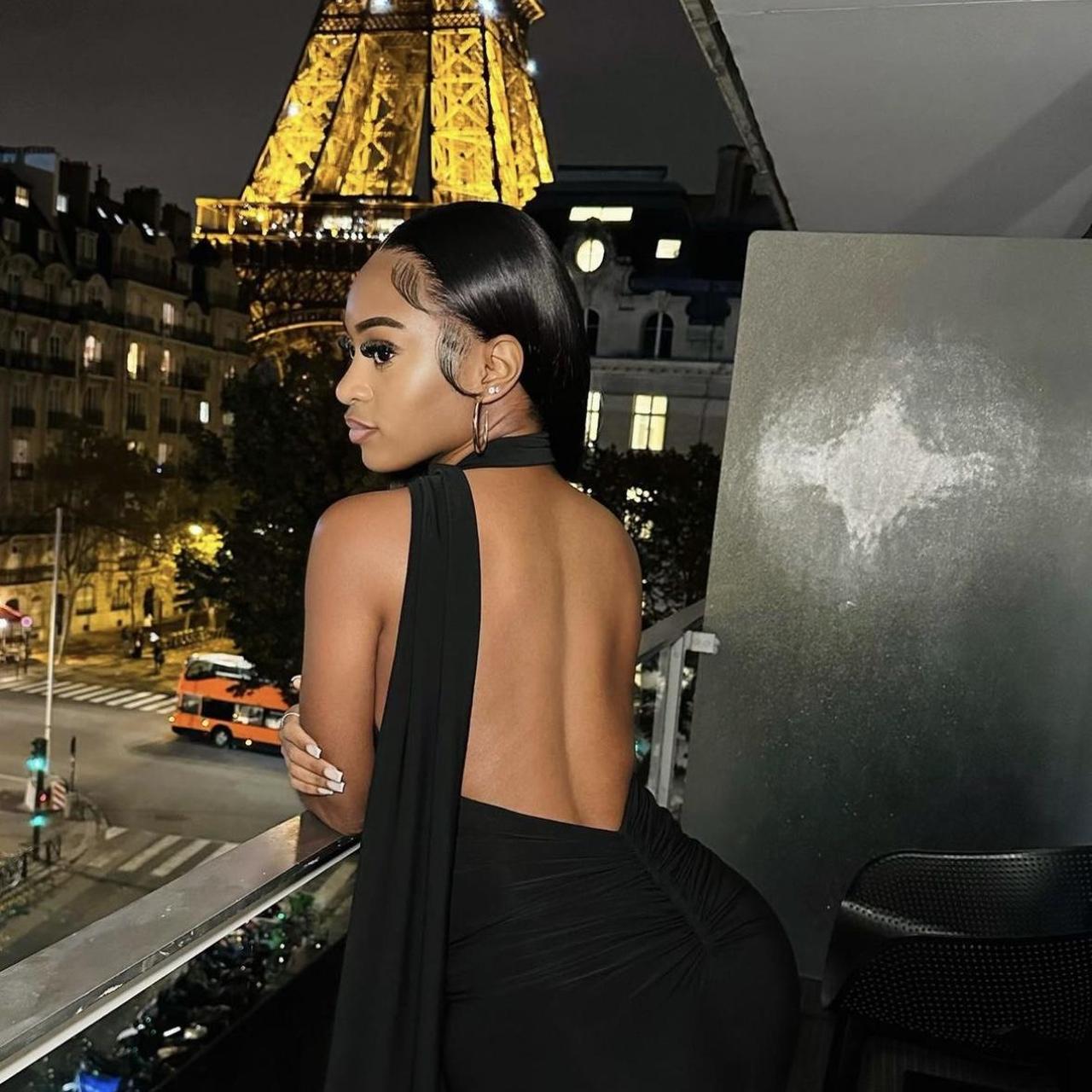 Melani the label backless dress. Leoni style. Size... - Depop