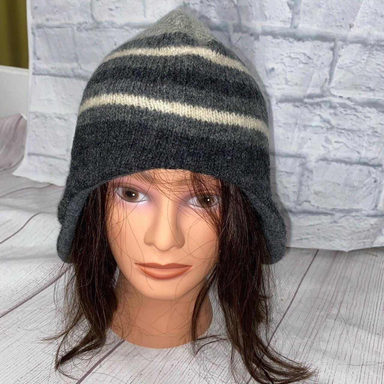 Old navy lambswool blend winter beanie hat with ear... Depop