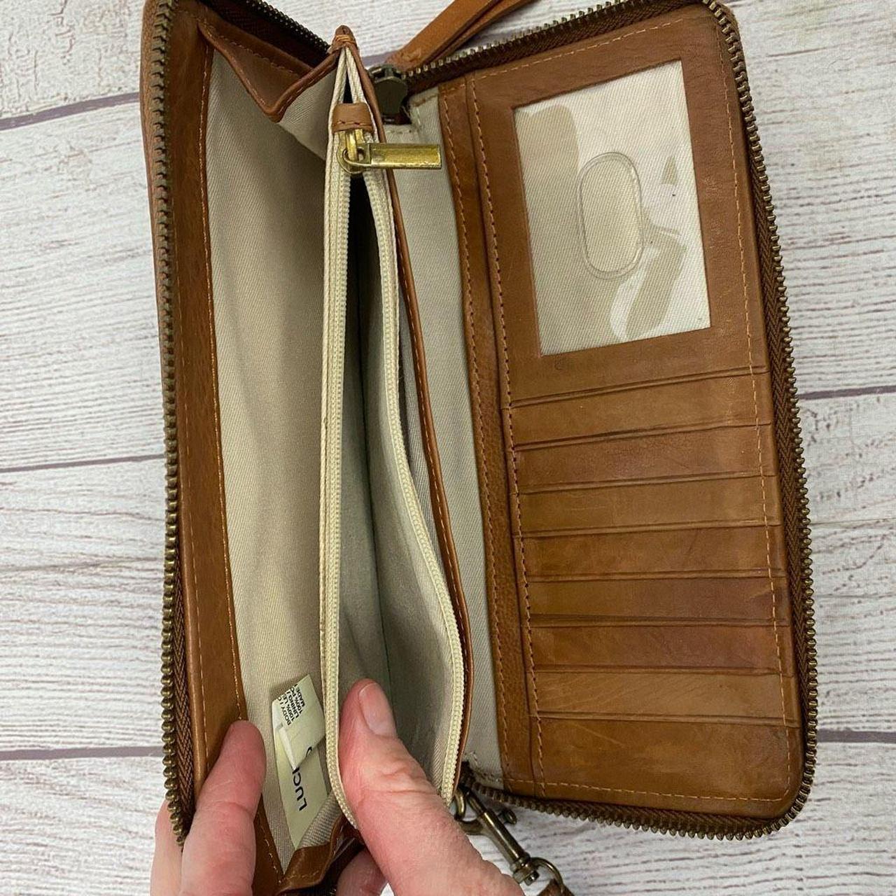 Lucky Brand Koda Leather Wallet Rectangular Clutch (Color is called Dune)  NWT | eBay