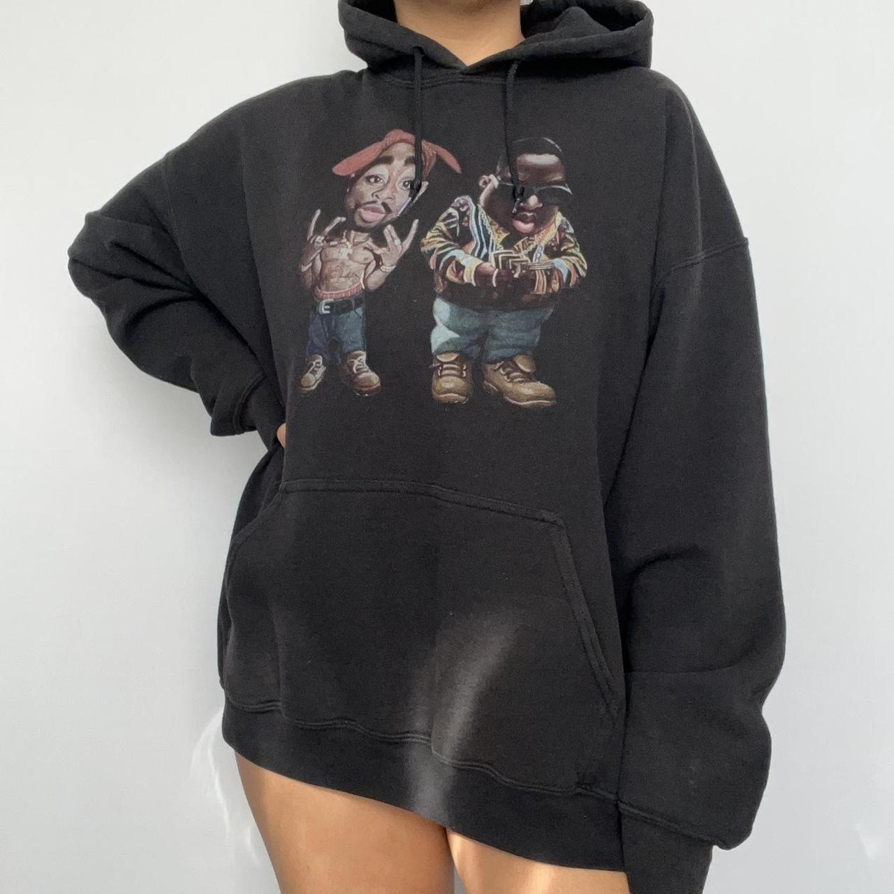 Tupac discount biggie hoodie