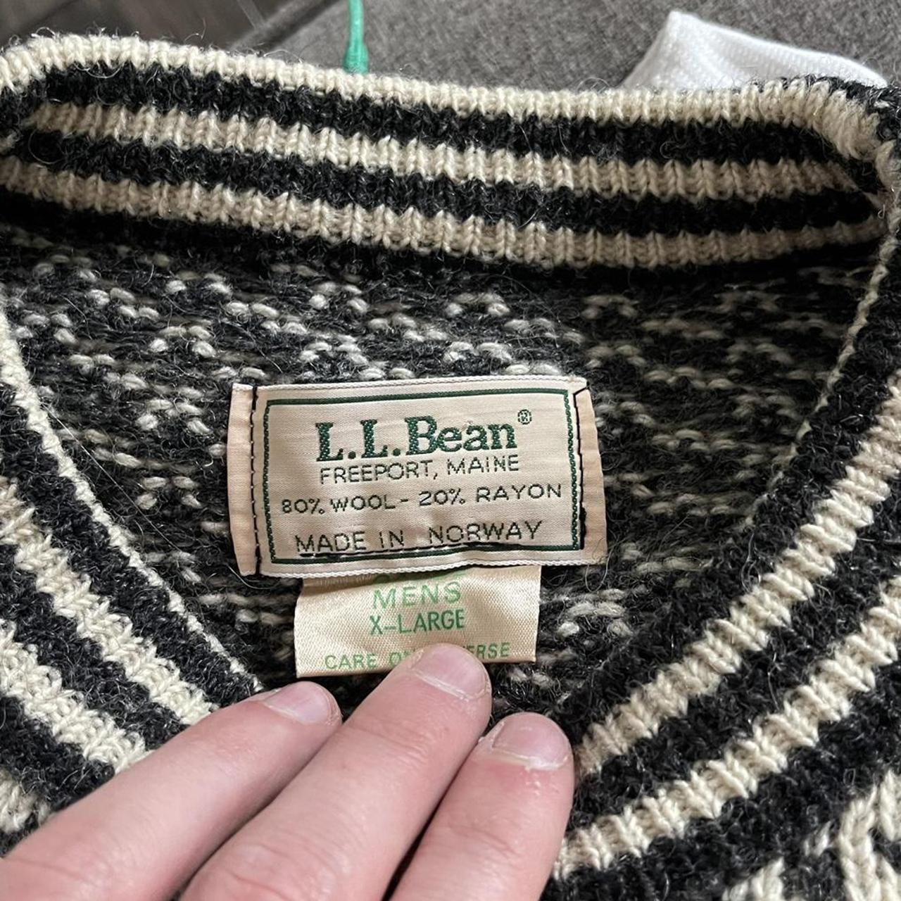 Vintage 1970’s L.L Bean Birdseye Norwegian Wool... - Depop