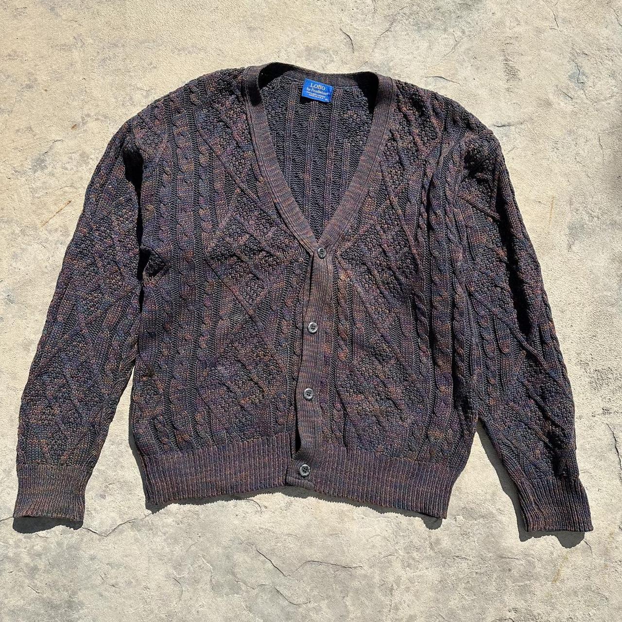 Pendleton Men's Burgundy Cardigan Depop
