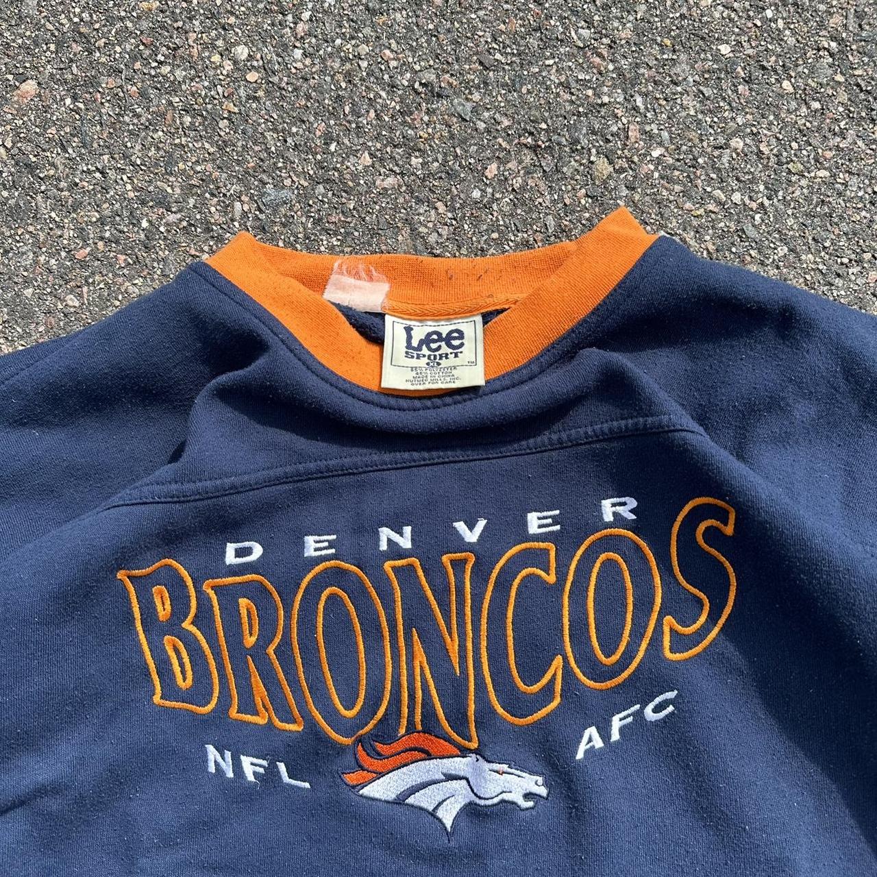 Vintage Lee Denver Broncos Sweatshirt size: - Depop