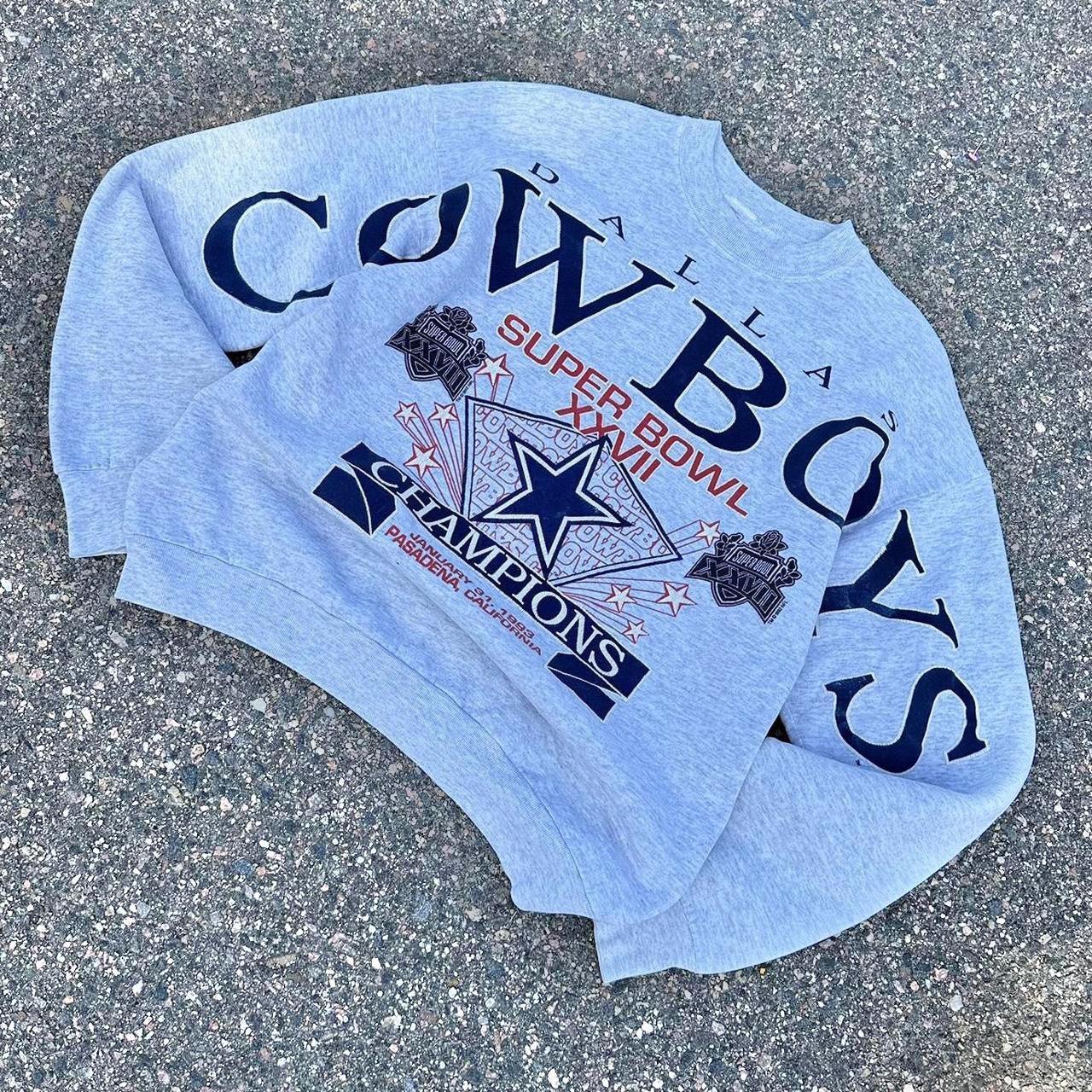 Vintage 1993 Dallas Cowboys sweatshirt Graphic is in - Depop