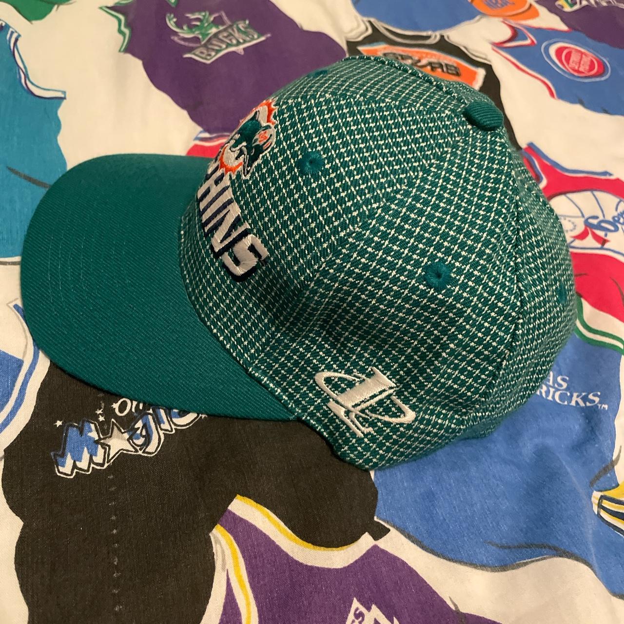 Vintage sharktooth Miami Dolphins Hat Vintage - Depop