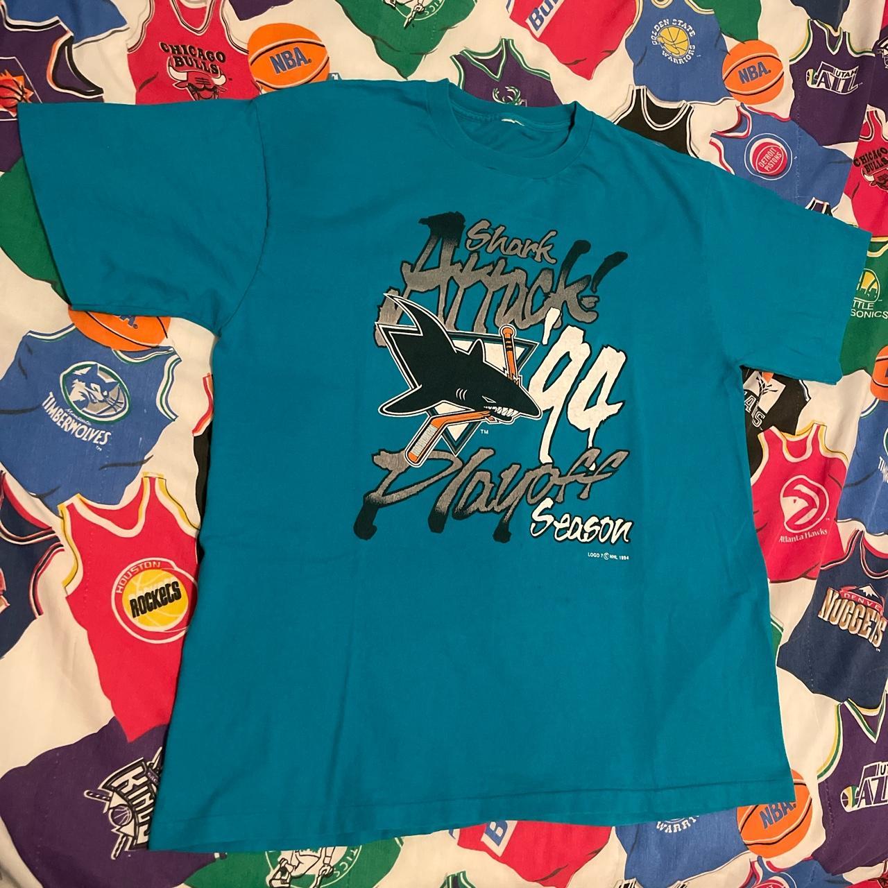 Vintage San Jose Sharks T-Shirt (Single Stitch)