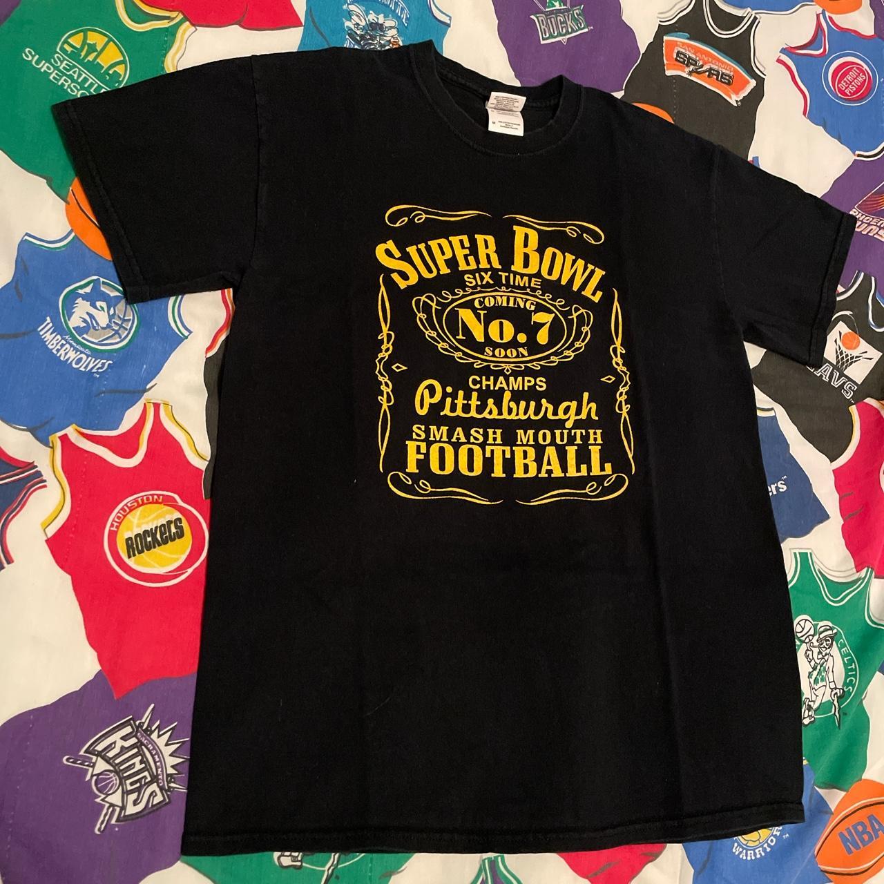 Pittsburgh Steelers TShirt, Trendy Vintage Retro Style NFL Unisex