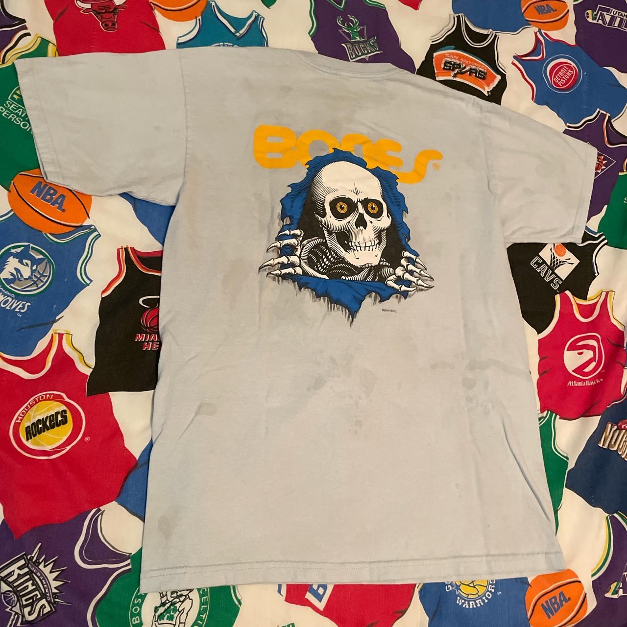 Y2K Bones Tee Modern Y2K 2014 Bones Skull Rat... - Depop