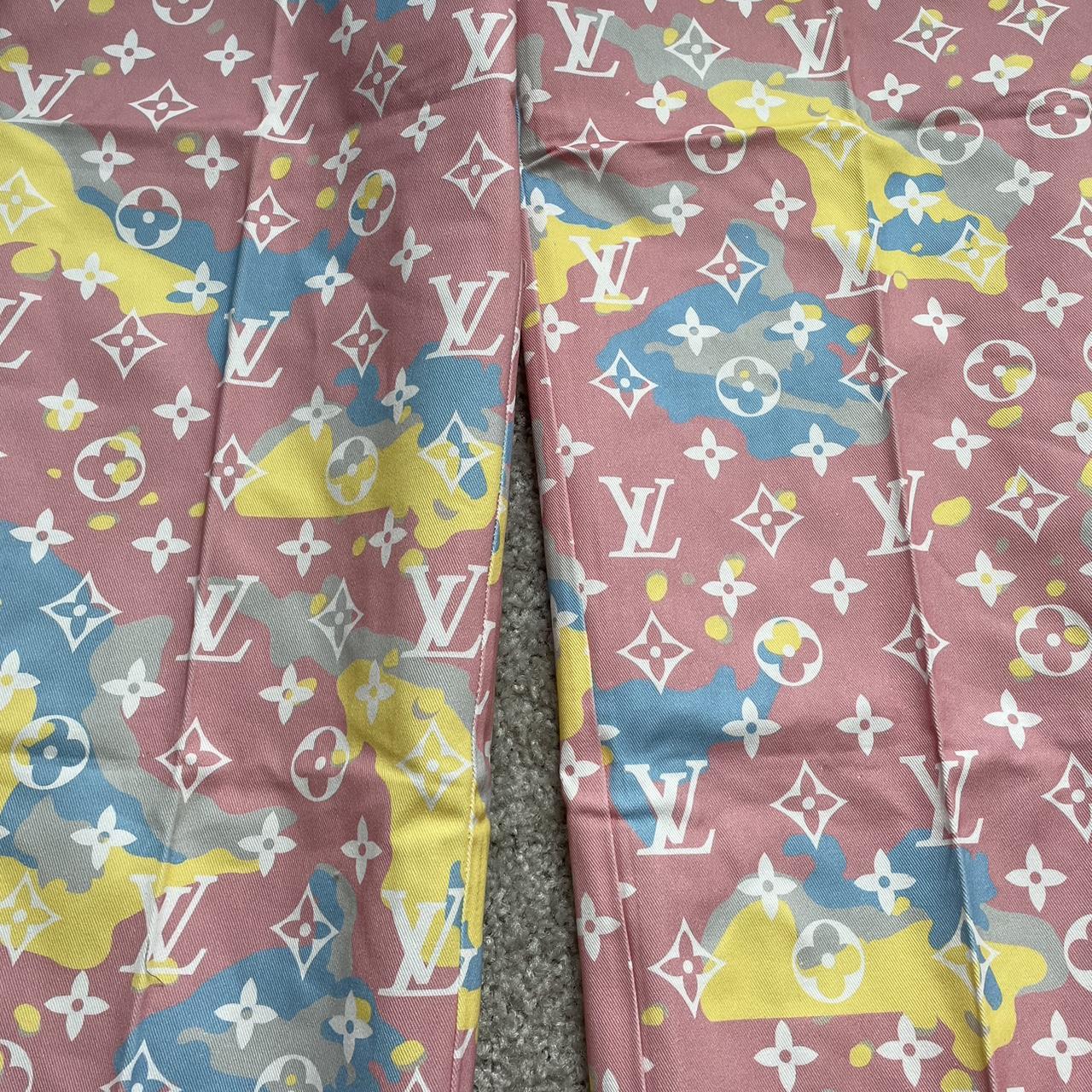 BRAVEST STUDIOS BLUE LV CARPENTER PANTS Size 32 but - Depop