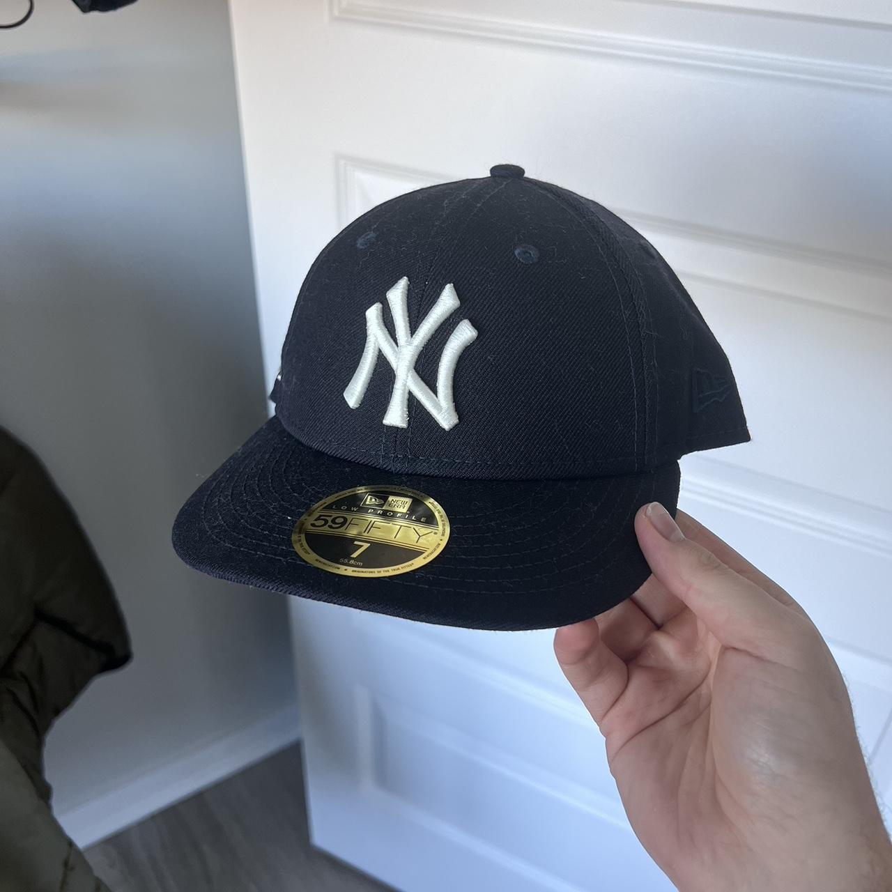 New Era Men's Navy Hat | Depop